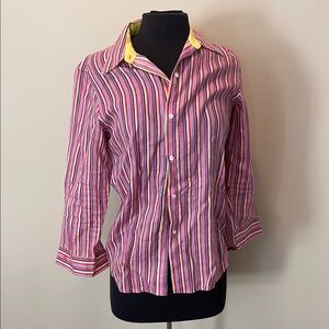 Lauren Ralph Lauren! Striped Button-Up Shirt